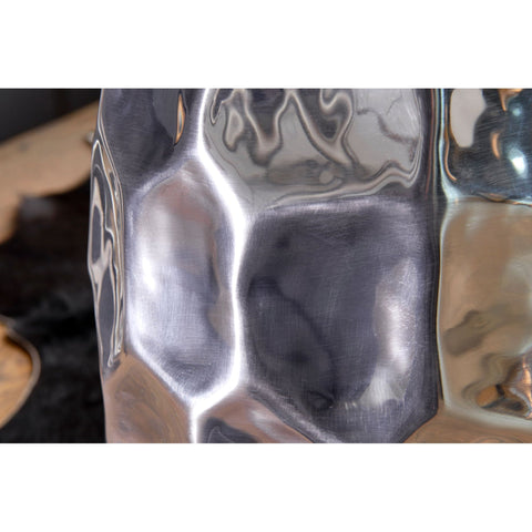 Rootz Side Table - Decorative Table - Metal Side Table - Silver