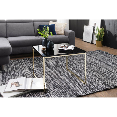 Rootz Coffee Table - Side Table - Coffee Tables - Metal Coffee Table - Black - Gold - 60/120 x 50 x 60