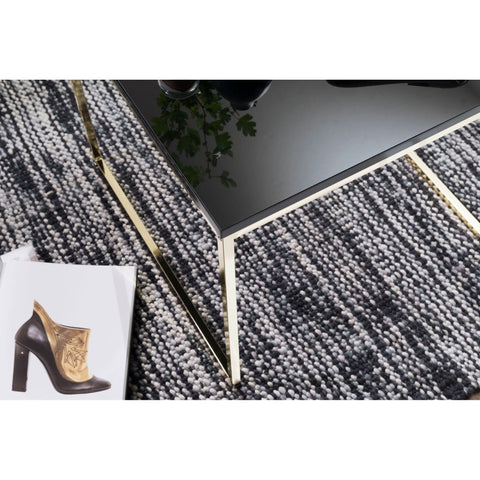 Rootz Coffee Table - Side Table - Coffee Tables - Metal Coffee Table - Black - Gold - 60/120 x 50 x 60