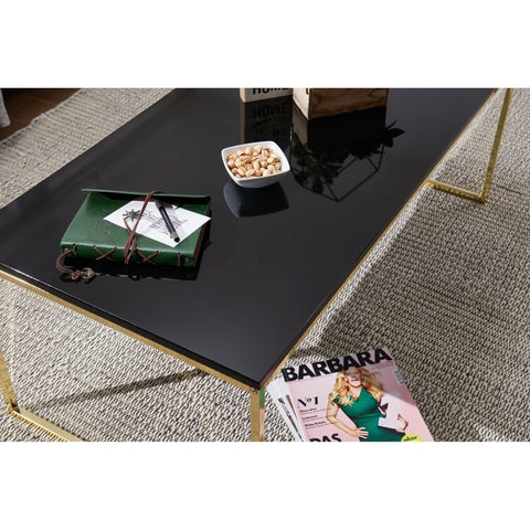 Rootz Coffee Table - Side Table - Coffee Tables - Metal Coffee Table - Black - Gold - 60/120 x 50 x 60