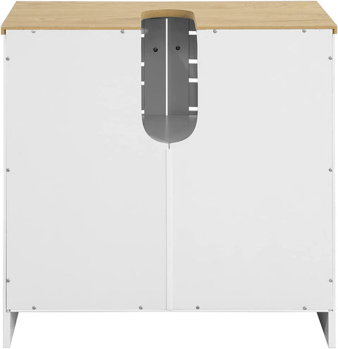 Rootz Under Sink Cabinet Bathroom - Vanity Unit Bathroom - Storage Cabinet with 2 Doors