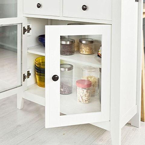 Rootz Sideboard Cabinet - Storage Cupboard Storage Cabinet with 2 Drawers and 2 Doors