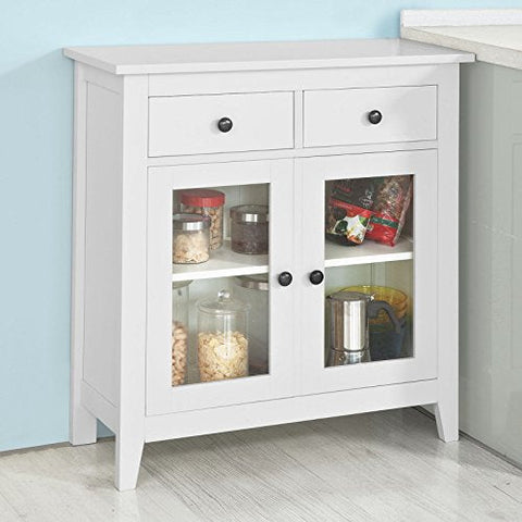Rootz Sideboard Cabinet - Storage Cupboard Storage Cabinet with 2 Drawers and 2 Doors