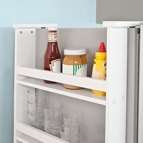 Rootz Refrigerator Hanging Shelf - 3 Tiers - Kitchen Shelf - Spice Rack Kitchen Cabinet