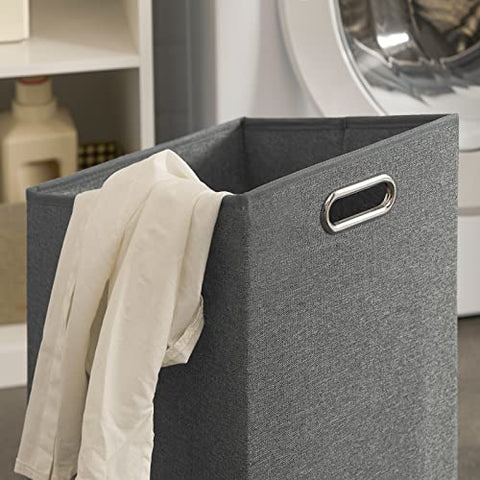Rootz Laundry Basket Laundry Cabinet- Bathroom Cabinet -Storage Cabinet with Drawer and Storage Compartments