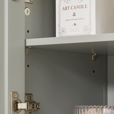 Rootz Under Sink Cabinet Bathroom - Vanity Unit - Bathroom Storage Cabinet with Double Doors - W60 x D30 x H60cm
