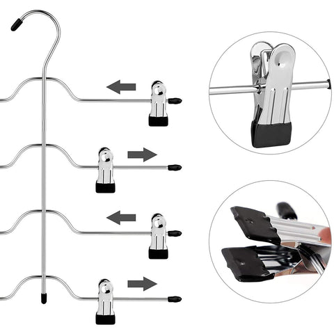 Rootz trouser hanger 4 layers - Clothes hangers 3 pieces - Trouser bar