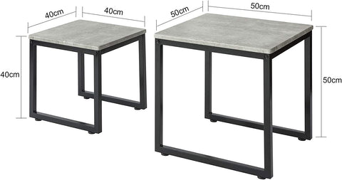 Rootz Nesting Tables - Set of 2 Coffee Table Side - End Table