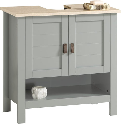 Rootz Under Sink Cabinet Bathroom - Vanity Unit - Bathroom Storage Cabinet with Double Doors - W60 x D30 x H60cm