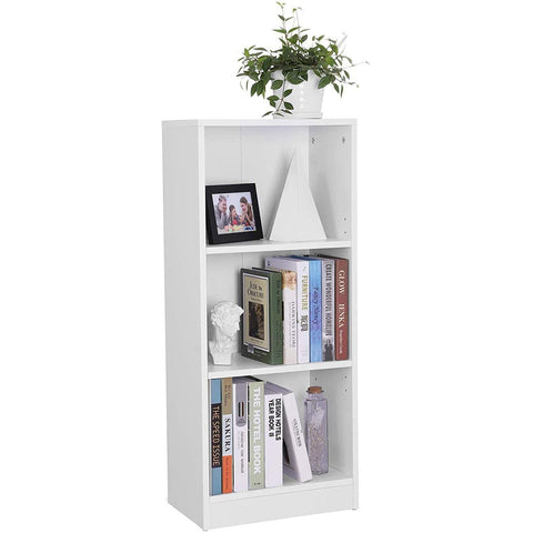 Rootz Bookcase with 3 shelves - Cabinet with adjustable shelves - 40 x 24 x 93 cm