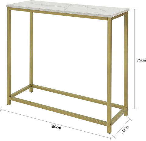 Rootz Console Table - Side Table - End Table -  Hall Table Living Room Table 80x30x75cm