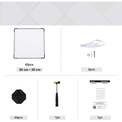Rootz Storage Rack - Compartment Cabinet - Plastic - Shelf System - Adjustable - White - Transparent - 93 x 31 x 123 cm