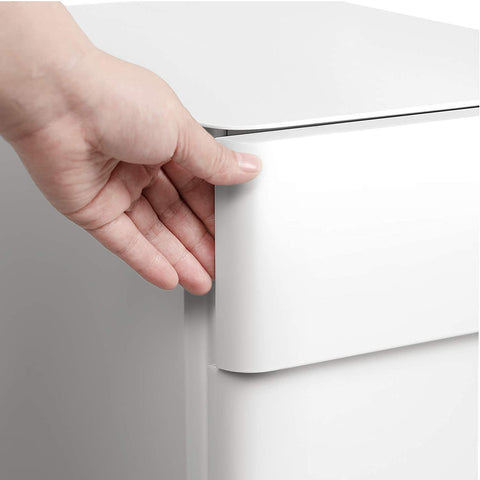Rootz File Cabinet - Mobile File Cabinet - Office Cabinet - On Wheels - White