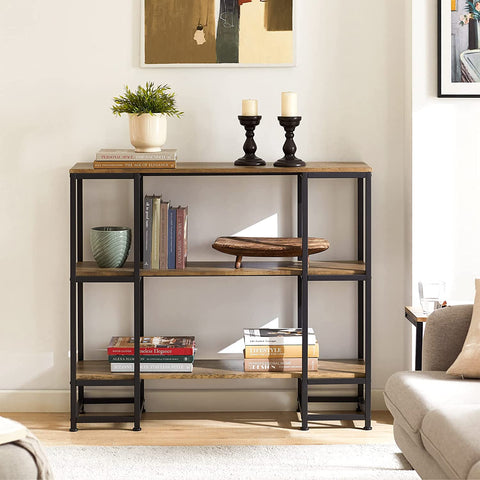 Rootz Console Table - Hall Table - Living Room Table - Sofa Table - Side Table - End Table with 3 Shelves