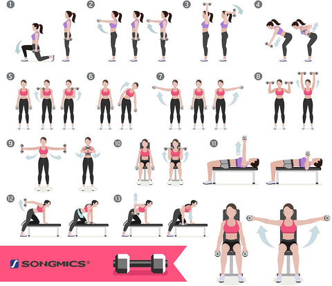 Rootz Halterset - Dumbbells - Halterstandaard - Hexagon - 2 x 1 kg - 2 x 2 kg - 2 x 3 kg