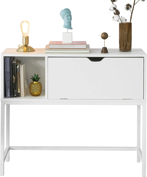 Rootz Console Table Hall - Table Side - Table End - Table Living Room Table - 92x30x80cm