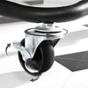 Rootz Kitchen trolley - Kitchen trolley - Serving trolley - 2 Trays - 2 Brakes - Plastic Storage compartments - Black