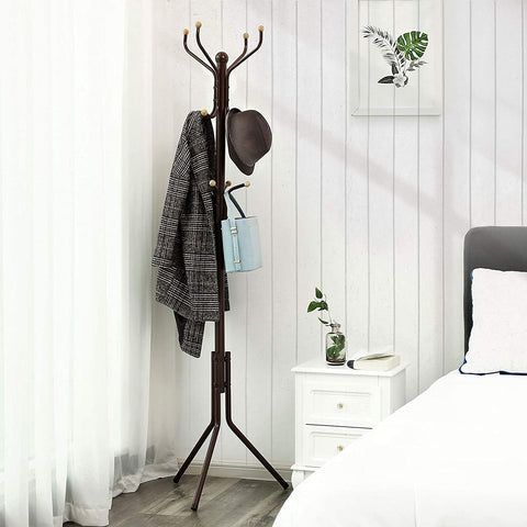 Rootz Coat Rack - Wardrobe - Stable Metal Coat Rack