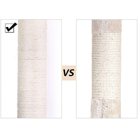 Rootz Climbing Tree For Cats - Scratching Post - Cat House With Hammock - Cat Tree XL - Cat House - Scratching Post - Scratching Posts for Cats