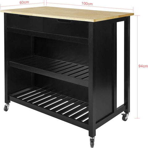 Rootz Kitchen Storage Trolley Kitchen Storage Shelf Kitchen Breakfast Dining Bar Table