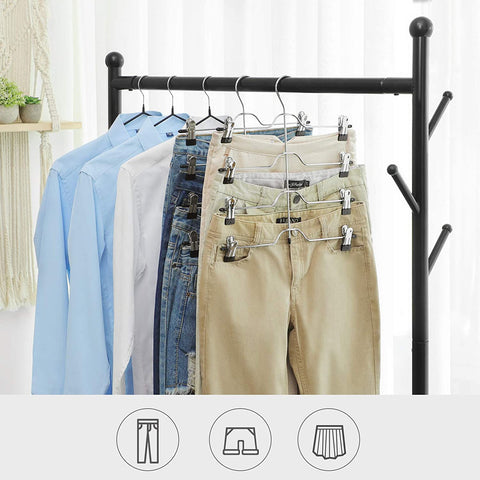Rootz trouser hanger 4 layers - Clothes hangers 3 pieces - Trouser bar