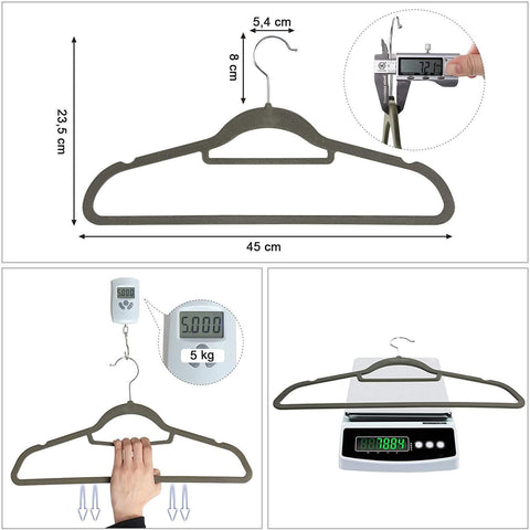 Rootz Clothes Hanger - 20 Pieces - Non-slip