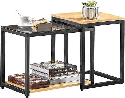 Rootz Set of 2 Tables - Coffee Tables - Side Table - Living Room Table