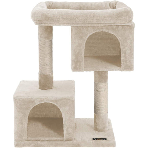Rootz Scratching post for cats - Cat tree - Beige - 60 x 40 x 84 cm