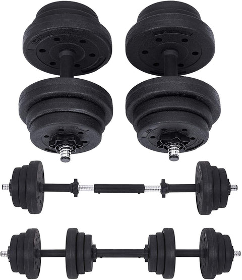 Rootz holder set - weights - holders - fitness training - Zwart - 4 x 2.5 kg - 4 x 1.25 kg - 4 x 1 kg