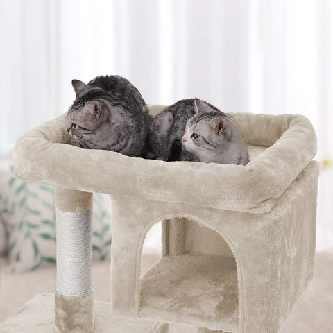 Rootz Scratching post for cats - Cat tree - Beige - 60 x 40 x 84 cm