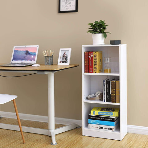 Rootz Bookcase with 3 shelves - Cabinet with adjustable shelves - 40 x 24 x 93 cm