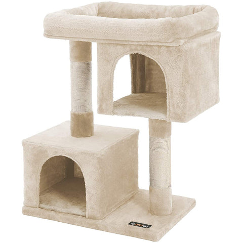 Rootz Scratching post for cats - Cat tree - Beige - 60 x 40 x 84 cm