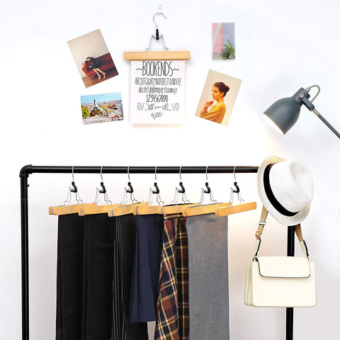 Rootz Pantshnager Set Of 12 - Clothes Hanger - Hanger For Pants