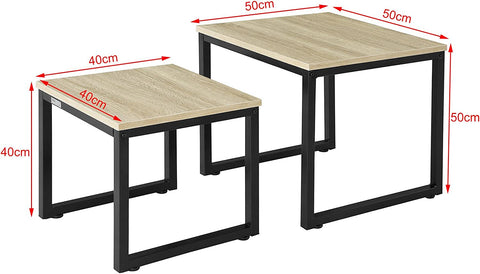 Rootz Set of 2 Coffee Table - Side Table - End Table