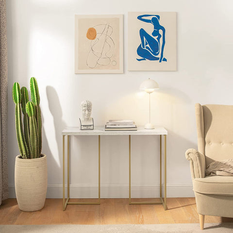 Rootz Console Table - Hall Table - Side Table - End Table - Living Room Table Sofa Table - W100 x D36 x H75cm