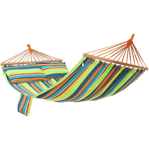 Rootz Hammock - 2 Cushions - 2 Persons - Colorful - Cotton - Polyester - 210 x 150 cm