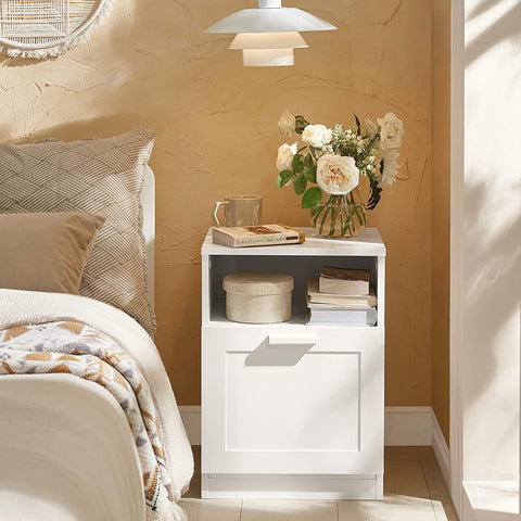 Rootz Side Table - End Table - Bedside Table - Nightstand - Table Lamp - Table with Drawer