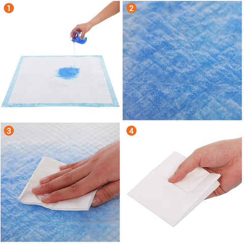 Rootz Training Cushions for Puppies - 100 Pieces - Training Cushion - Training Pads - Puppy Toilet - Hygiene Pad - Plasmat - Blue