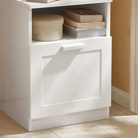 Rootz Side Table - End Table - Bedside Table - Nightstand - Table Lamp - Table with Drawer