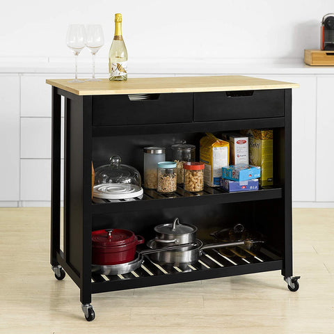 Rootz Kitchen Storage Trolley Kitchen Storage Shelf Kitchen Breakfast Dining Bar Table