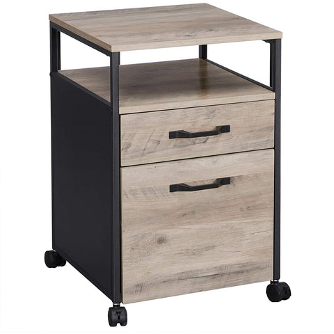 Rootz Ladeblok Industrial - Drawer blocks - Roll container with lock - 2 drawers - 41 x 45 x 66 cm
