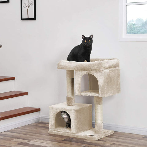 Rootz Scratching post for cats - Cat tree - Beige - 60 x 40 x 84 cm