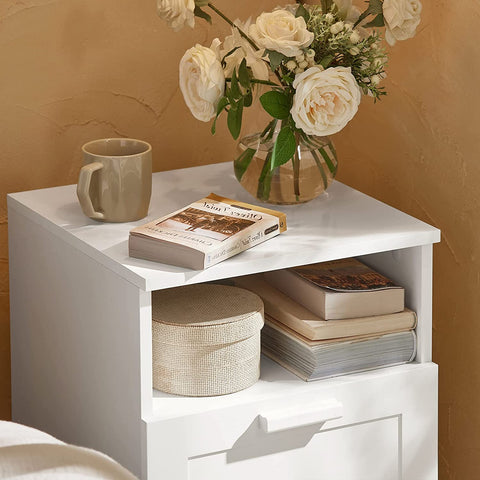 Rootz Side Table - End Table - Bedside Table - Nightstand - Table Lamp - Table with Drawer
