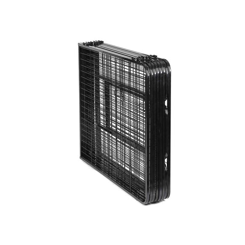 Rootz Cage - Outdoor Enclosure - Pet Cage - Outdoor Cage - Portable Cage - Heavy-Duty Cage - Metal Cage - Metal - Black - 77 x 100 cm (W x H)