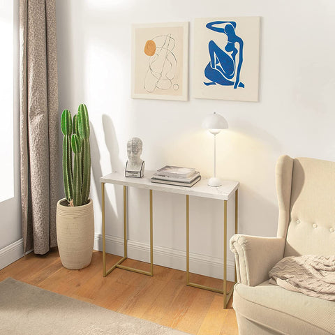 Rootz Console Table - Hall Table - Side Table - End Table - Living Room Table Sofa Table - W100 x D36 x H75cm
