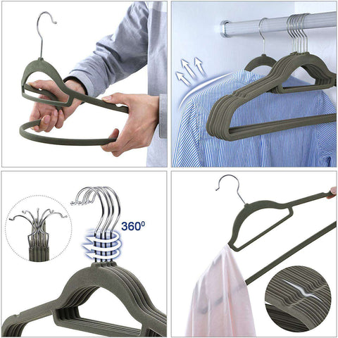 Rootz Clothes Hanger - 20 Pieces - Non-slip