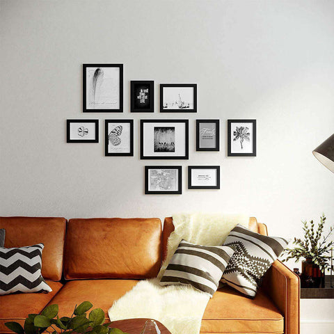 Rootz photo frame Set of 10 photo frames - 2 x 20x25 in, 4x (13x18), 4 x (10x15) - Picture frames