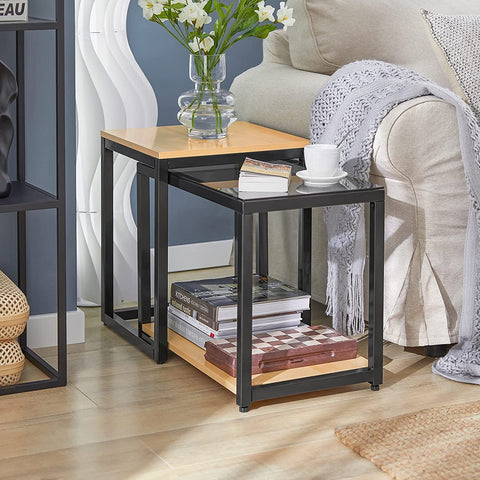 Rootz Set of 2 Tables - Coffee Tables - Side Table - Living Room Table