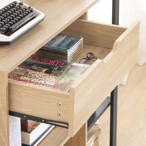 Rootz Console Table - Side Table - End Table - Storage Shelf Sideboard Hall Table - Living Room Side Table