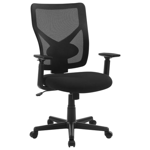 Rootz Ergonomic office chair - Adjustable armrests - Rocker function - Breathable mesh - Load capacity 120 kg - Black